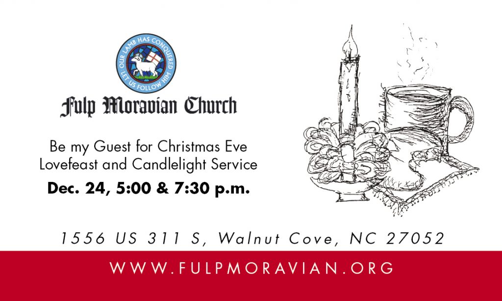 Lovefeast & Candlelight (1st) Service @ Fulp Moravian Church | Walnut Cove | North Carolina | United States